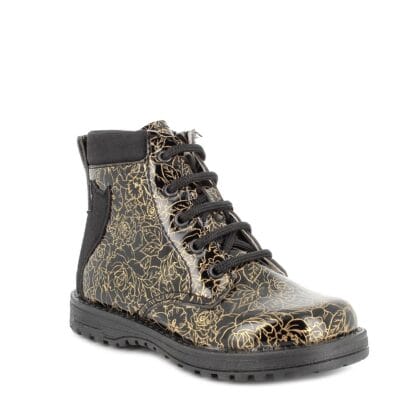 Primigi Μποτάκι Μπεμπέ Για Κορίτσι Λουστρίνι Μαύρο/Χρυσό