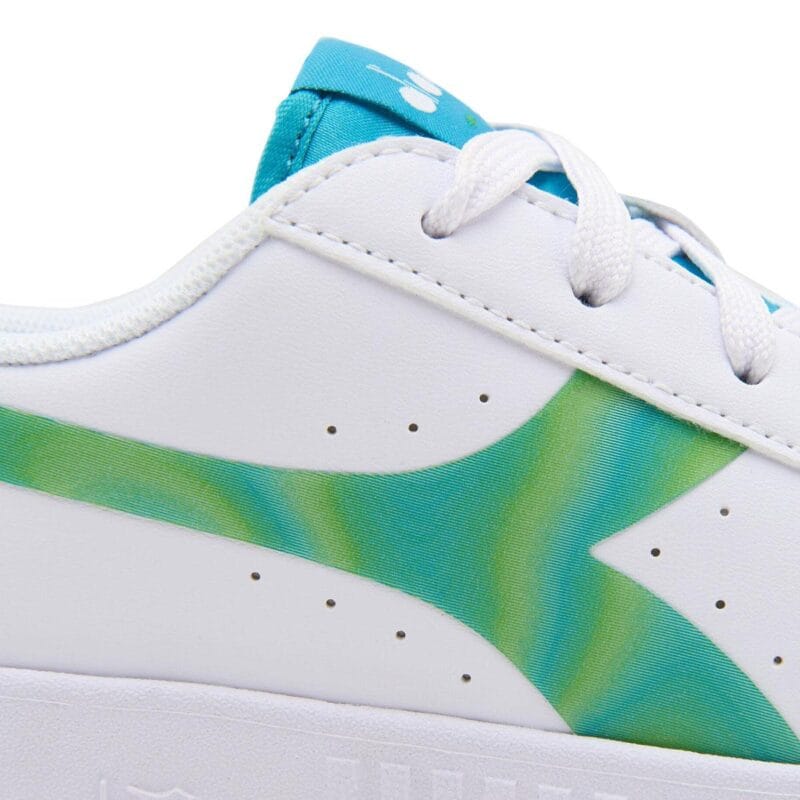Diadora Sneaker Για Κορίτσι Λευκό/Πράσινο Ιριδίζον - Image 5