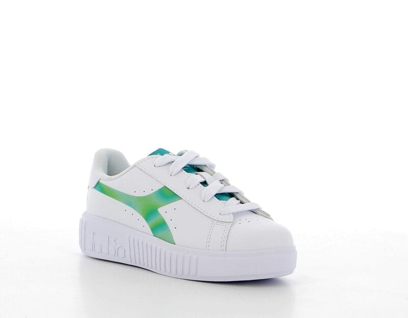 Diadora Sneaker Για Κορίτσι Λευκό/Πράσινο Ιριδίζον