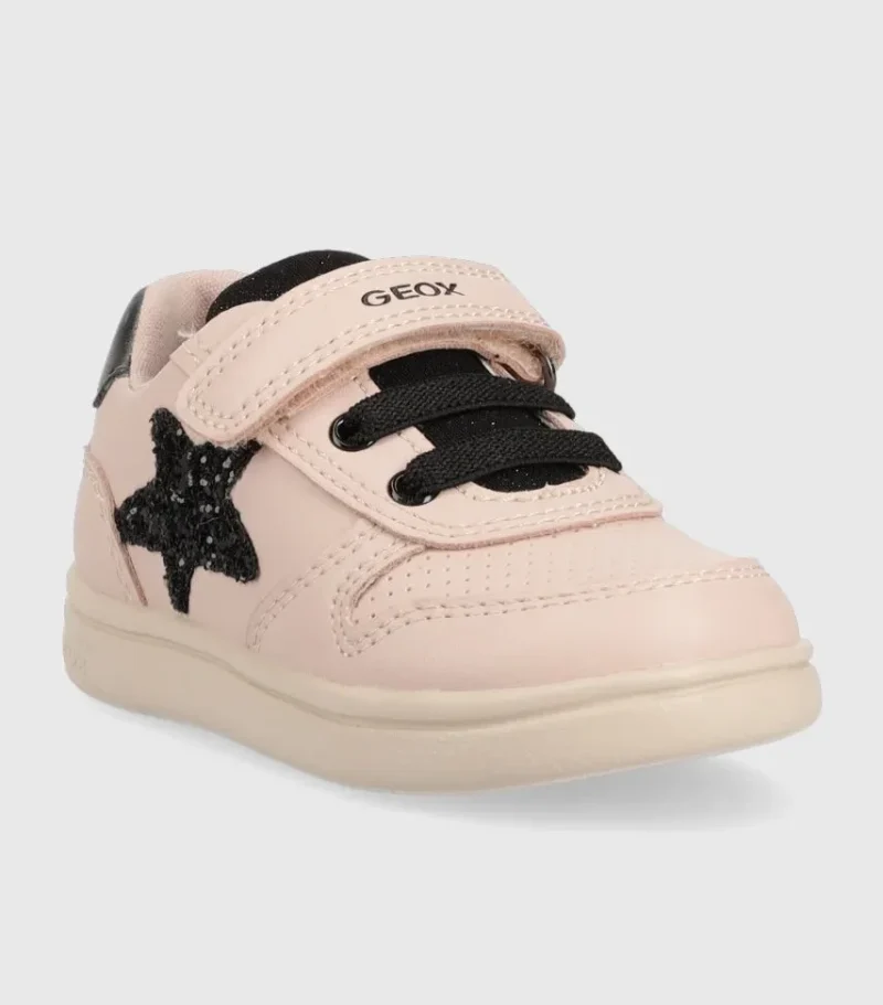 Geox Ανατομικό Sneaker Για Κορίτσι Ρόζ Με Αστέρι