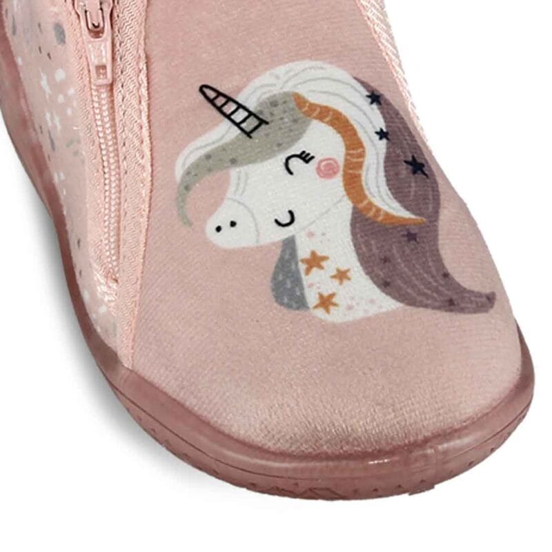 Parex Ανατομικά Παντοφλάκια Για Το Σπίτι Unicorn Ρόζ - Image 4