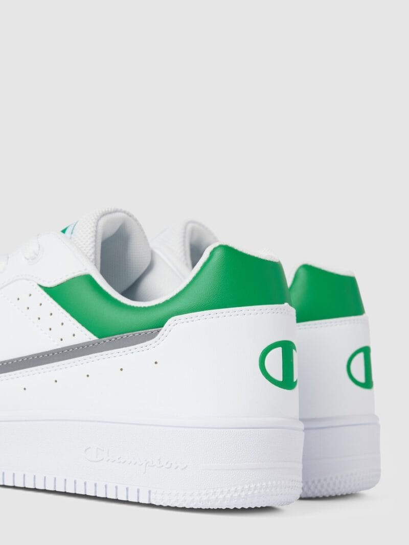Champion Ανδρικά Sneakers Λευκό/Πράσινο - Image 4