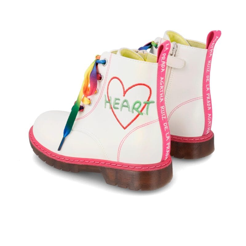 Agatha Ruiz De La Prada Μποτάκι Για Κορίτσι Λευκό Με Αστέρι - Image 5