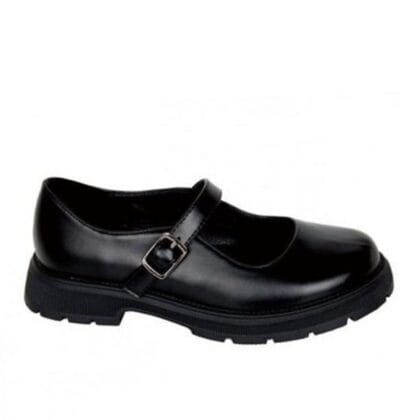 Bubble Kids Μπαλαρινα Δερματινη Μαυρη