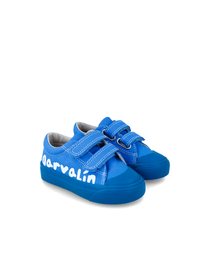 Garvalin Ανατομικό Sneaker Πάνινο Για Αγόρι Σε Μπλέ Χρώμα - Image 4