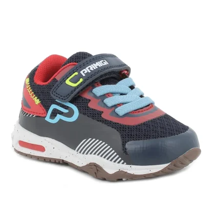 Primigi Ανατομικό Αθλητικό Για Αγόρι Μπλε Σκούρο Με Φωτάκια