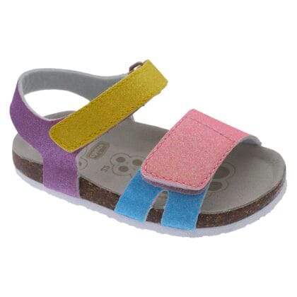 Chicco Ανατομικό Πέδιλο/Σκαφάκι Για Κορίτσι Πολύχρωμο Glitter