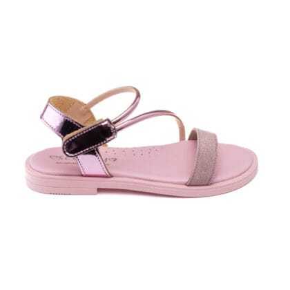 Scarpy Δερμάτινο Ανατομικό Πέδιλο Για Κορίτσι Ρόζ