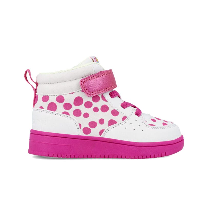 Agatha Ruiz De La Prada Ανατομικό Αδιάβροχο Μποτάκι Για Κορίτσι Λευκό/Φούξια - Image 2
