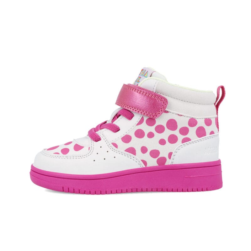 Agatha Ruiz De La Prada Ανατομικό Αδιάβροχο Μποτάκι Για Κορίτσι Λευκό/Φούξια - Image 3