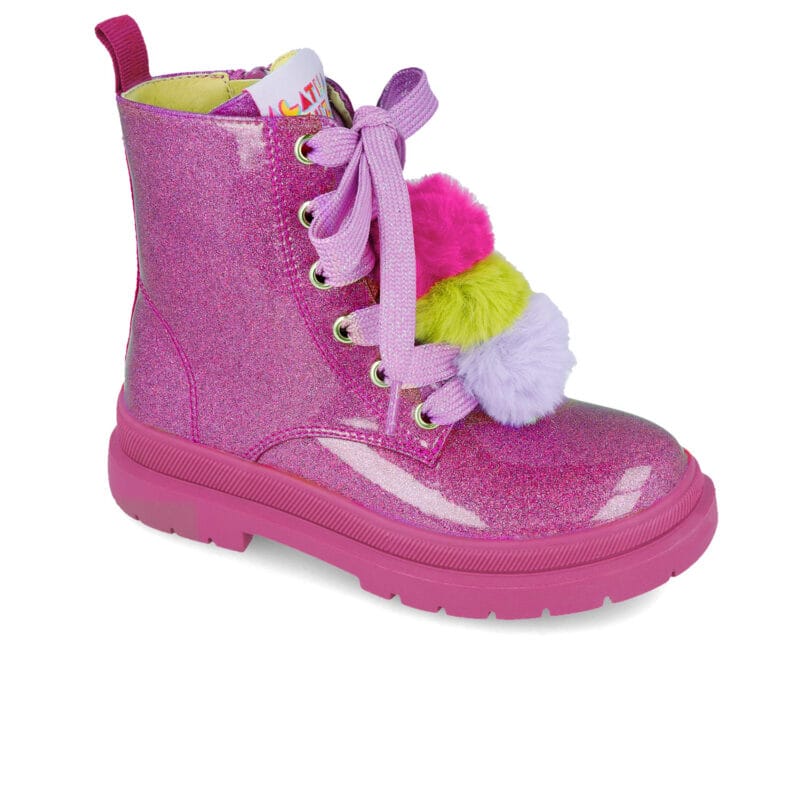 Agatha Ruiz De La Prada Μποτάκι Για Κορίτσι Ρόζ Με Glitter