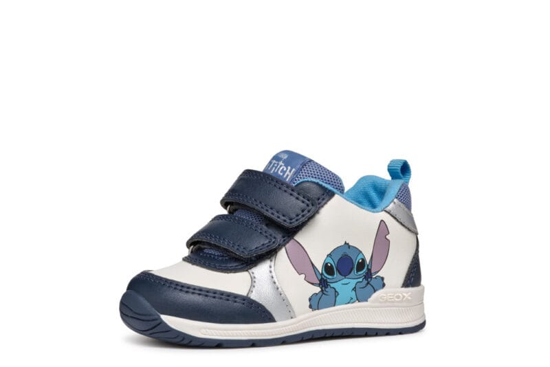 Geox Ανατομικό Μποτάκι Sneaker Για Αγόρι Lilo&Stitch Μπλέ/Λευκό - Image 3