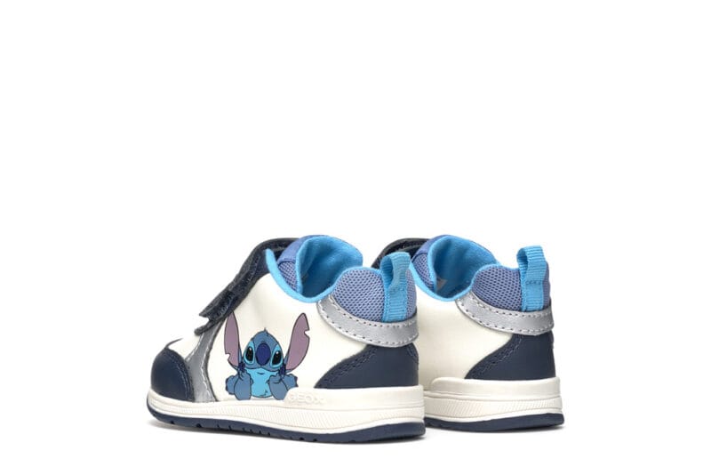 Geox Ανατομικό Μποτάκι Sneaker Για Αγόρι Lilo&Stitch Μπλέ/Λευκό - Image 6