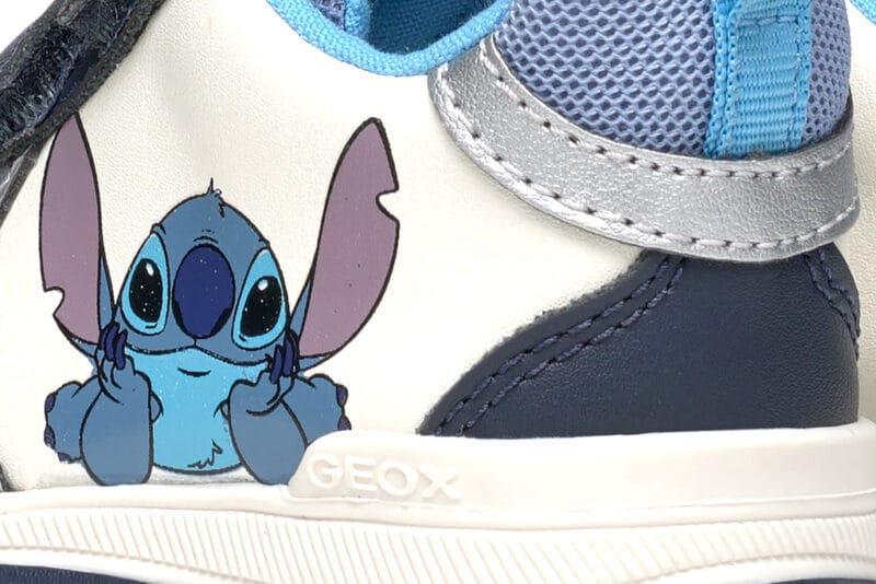 Geox Ανατομικό Μποτάκι Sneaker Για Αγόρι Lilo&Stitch Μπλέ/Λευκό - Image 10