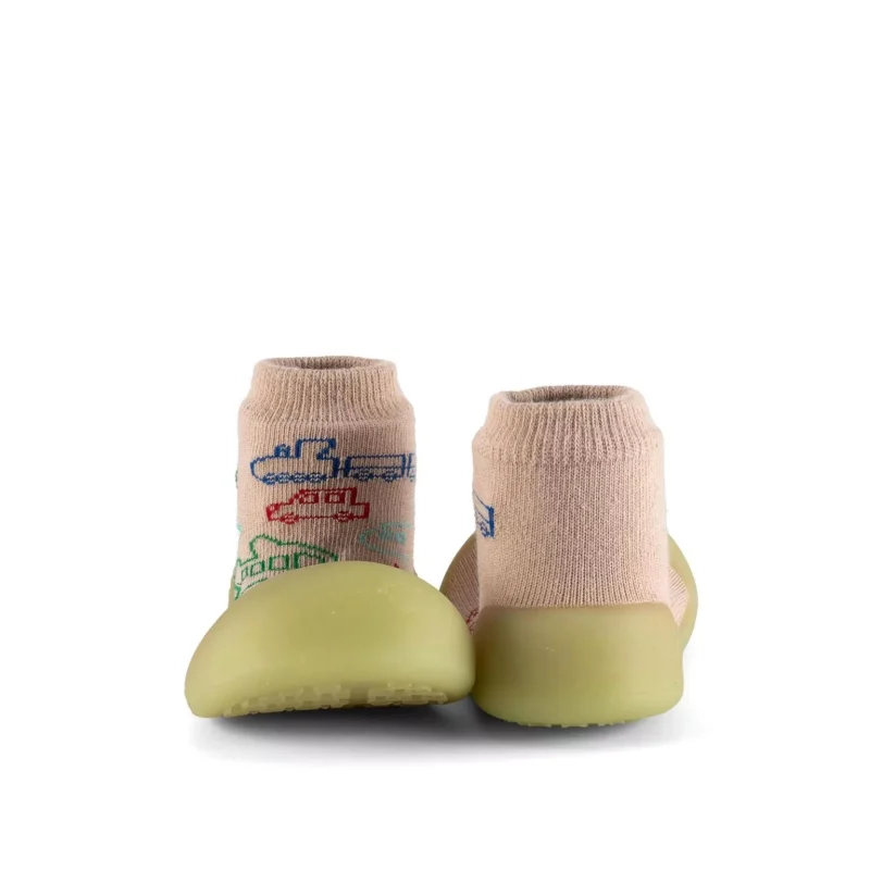 Chameleon Big Toes Βρεφικά Παπουτσάκια Που Αλλάζουν Χρώμα Στον Ήλιο Για Αγόρι Μπέζ Vehicle - Image 4