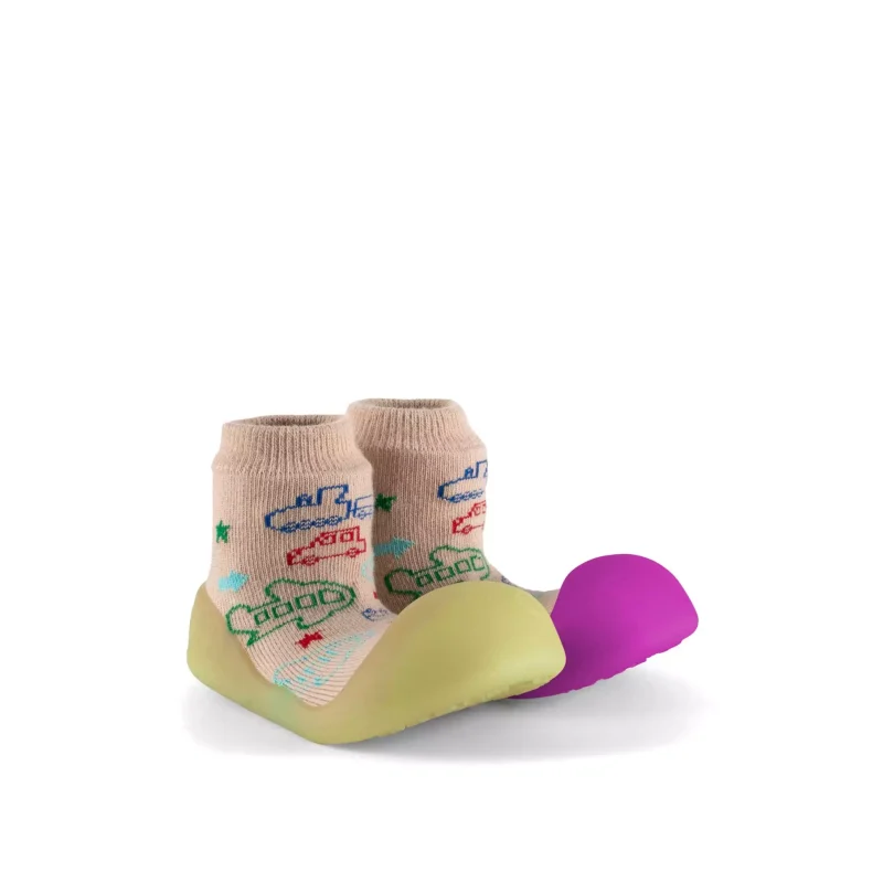 Chameleon Big Toes Βρεφικά Παπουτσάκια Που Αλλάζουν Χρώμα Στον Ήλιο Για Αγόρι Μπέζ Vehicle