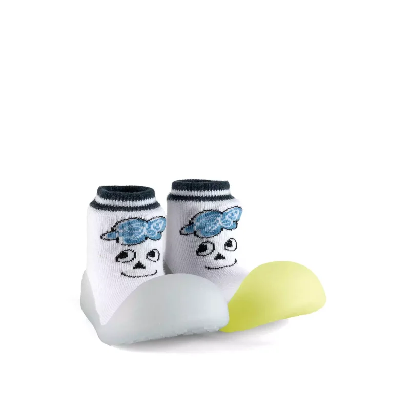 Chameleon Big Toes Βρεφικά Παπουτσάκια Που Αλλάζουν Χρώμα Στον Ήλιο Για Αγόρι Λευκό New City