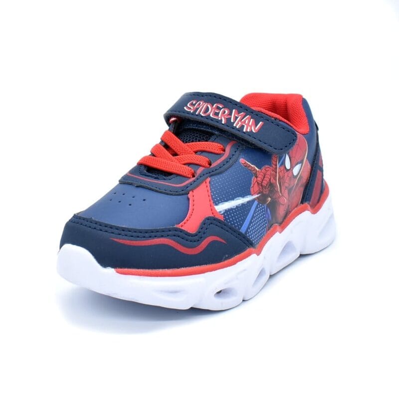 Disney Αθλητικό Μπεμπέ Για Αγόρι Spiderman Μπλέ Με Φωτάκια - Image 4