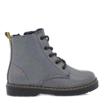 Exe Kids Ανατομικό Μποτάκι Για Κορίτσι Μαύρο Holographic