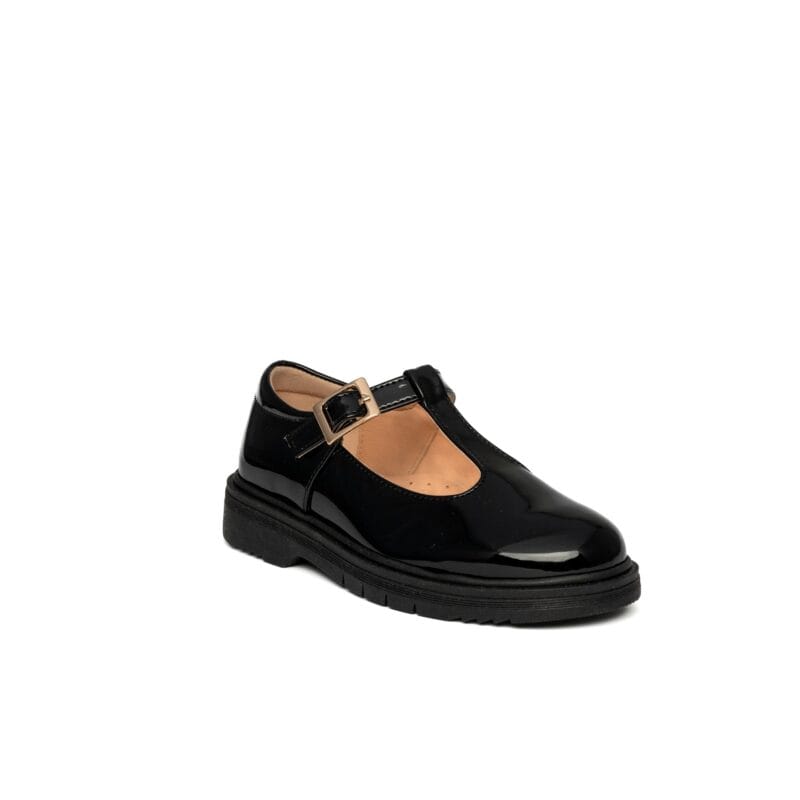 Scarpy Ανατομικό Loafers Για Κορίτσι Μαύρο Λουστρίνι - Image 2