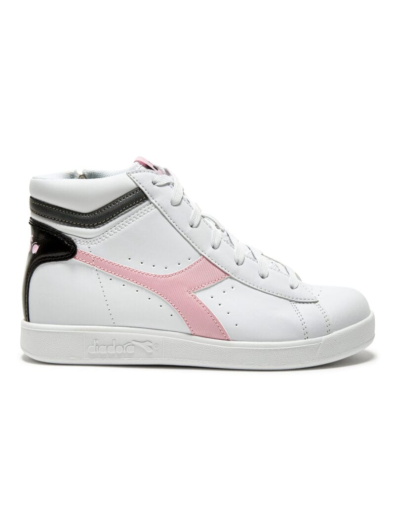Diadora Ανατομικό Μποτάκι Για Κορίτσι Λευκό/Ρόζ