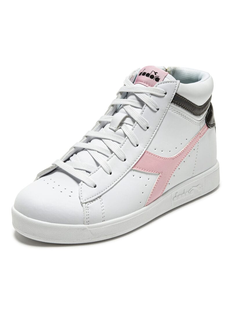 Diadora Ανατομικό Μποτάκι Για Κορίτσι Λευκό/Ρόζ - Image 2