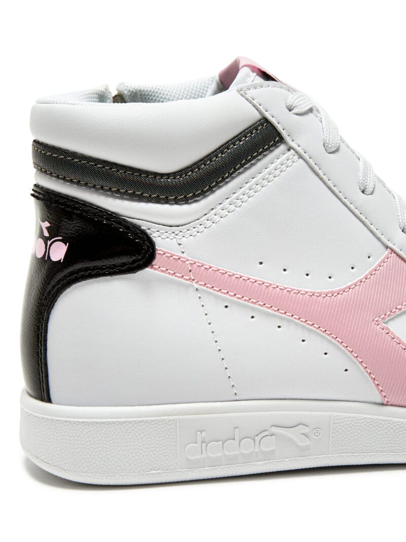 Diadora Ανατομικό Μποτάκι Για Κορίτσι Λευκό/Ρόζ - Image 4