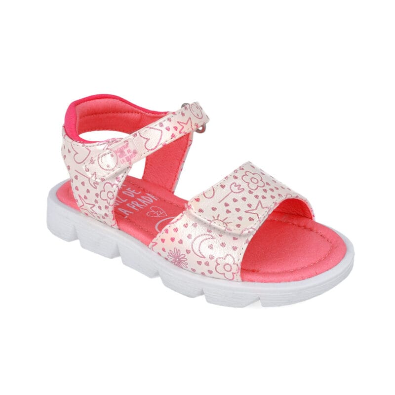 Agatha Ruiz De La Prada Ανατομικό Πέδιλο Για Κορίτσι Ρόζ/Χρυσό