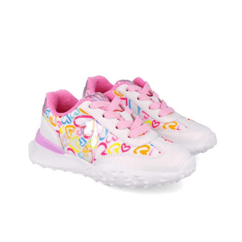 Agatha Ruiz De La Prada Αθλητικό Για Κορίτσι Λευκό Με Καρδούλες - Image 4
