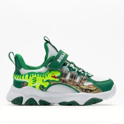 Bull Boys Ανατομικό Αθλητικο Για Αγόρι Πράσινο/Λευκό Με Φωτάκια και Ήχο