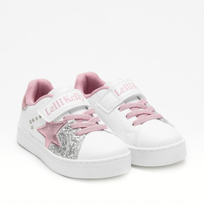 Lelli Kelly Sneaker Για Κορίτσι Λευκό Με Glitter Και Αστέρι - Image 2