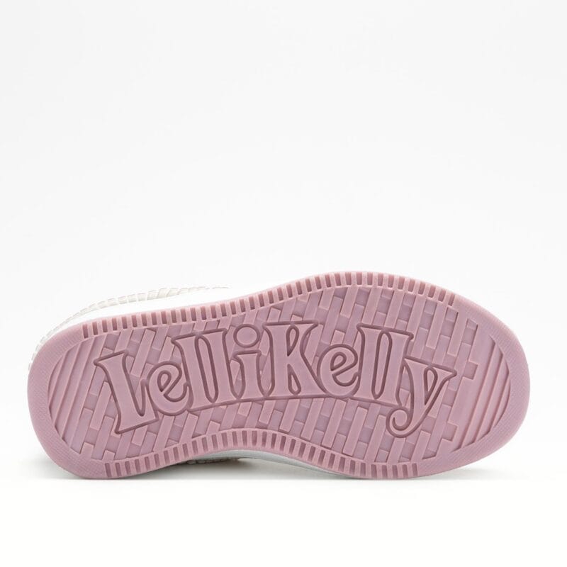 Lelli Kelly Ανατομικό Sneaker Frangetta Mix Για Κορίτσι Λευκό Με Φωτάκια Και Glitter - Image 4