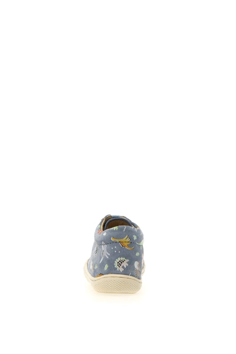 Naturino Cocoon Δερμάτινο Ανατομικό Sneaker Για Αγόρι Μπλέ/Τζίν Με Ζωάκια - Image 4