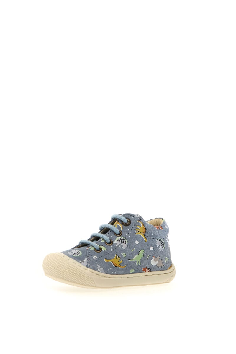 Naturino Cocoon Δερμάτινο Ανατομικό Sneaker Για Αγόρι Μπλέ/Τζίν Με Ζωάκια - Image 2