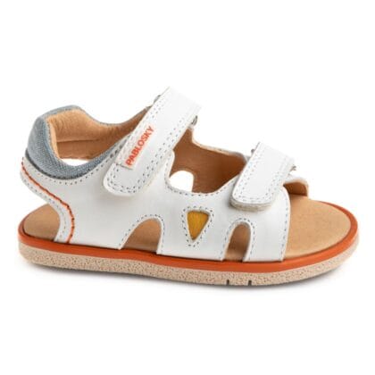 Pablosky Ανατομικό Πέδιλο Step Easy Για Αγόρι Λευκό