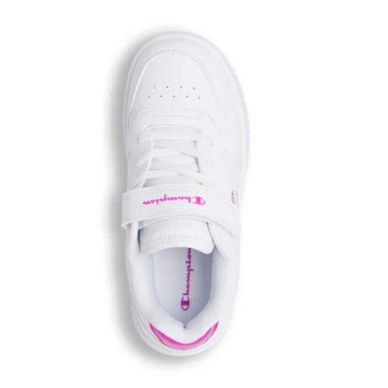 Champion Ανατομικό Sneaker Για Κορίτσι Λευκό Με Ρόζ Glitter - Image 4