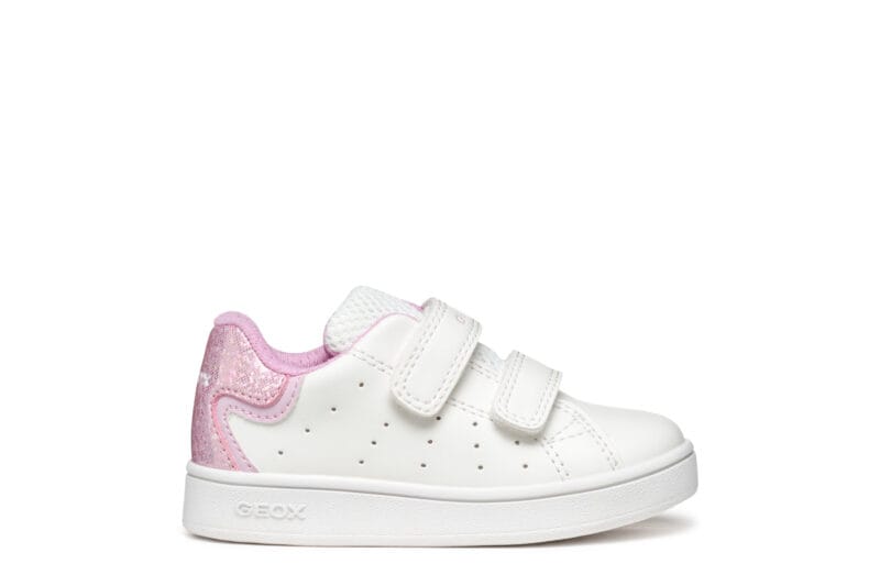 Geox Ανατομικό Sneaker Για Κορίτσι Λευκό/Ρόζ - Image 2