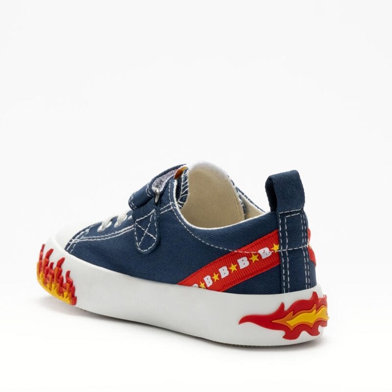 Bull Boys Ανατομικό Πάνινο Sneaker Για Αγόρι Μπλέ Με Δράκο - Image 3