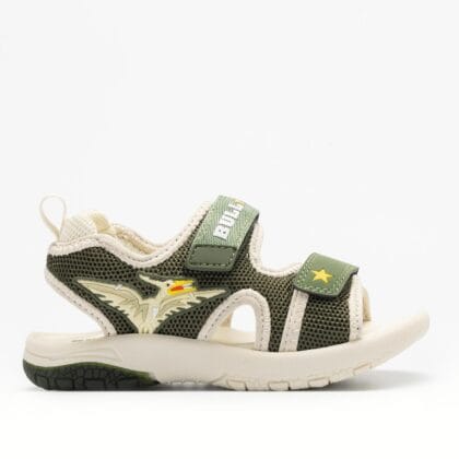 Bull Boys Ανατομικό Αθλητικο Πέδιλο Για Αγόρι Πράσινο Με Φωτάκια