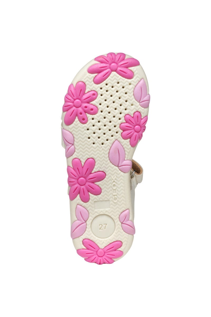 Geox Ανατομικό Πέδιλο Για Κορίτσι Λευκό Minnie Mouse - Image 6