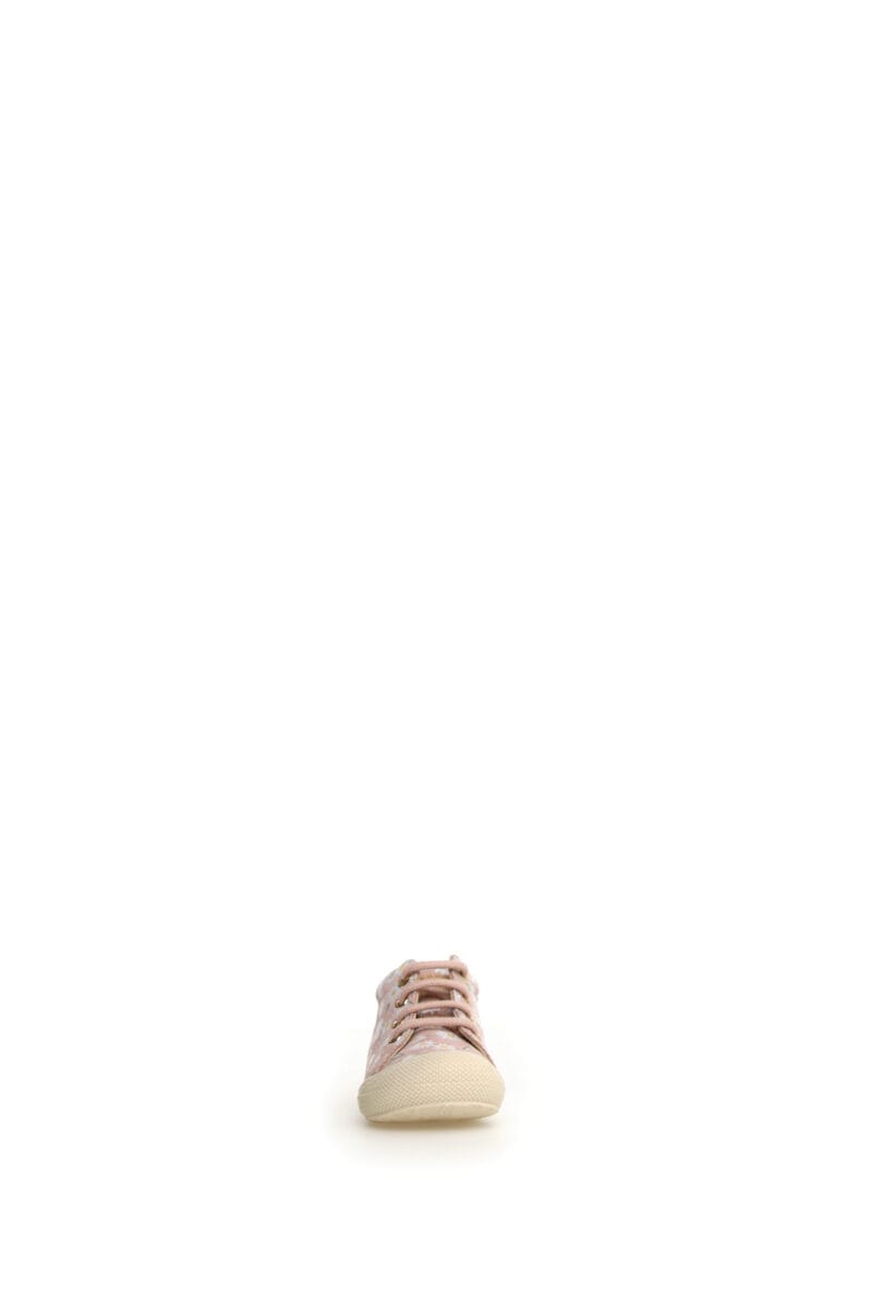 Naturino Cocoon Δερμάτινο Ανατομικό Sneaker Για Ρόζ Με Λουλούδια - Image 4