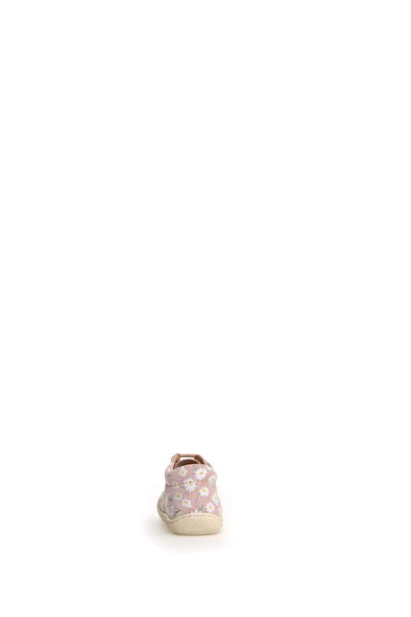 Naturino Cocoon Δερμάτινο Ανατομικό Sneaker Για Ρόζ Με Λουλούδια - Image 5