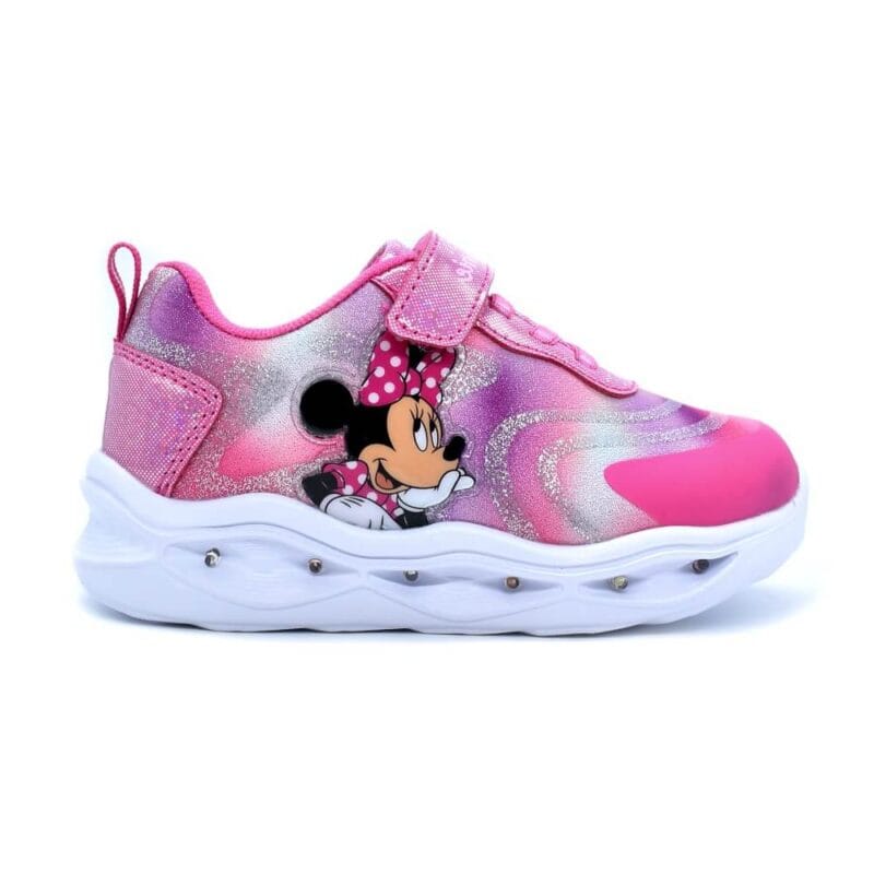 Disney Ανατομικό Αθλητικό Για Κορίτσι Minnie Mouse Με Φωτάκια Ρόζ