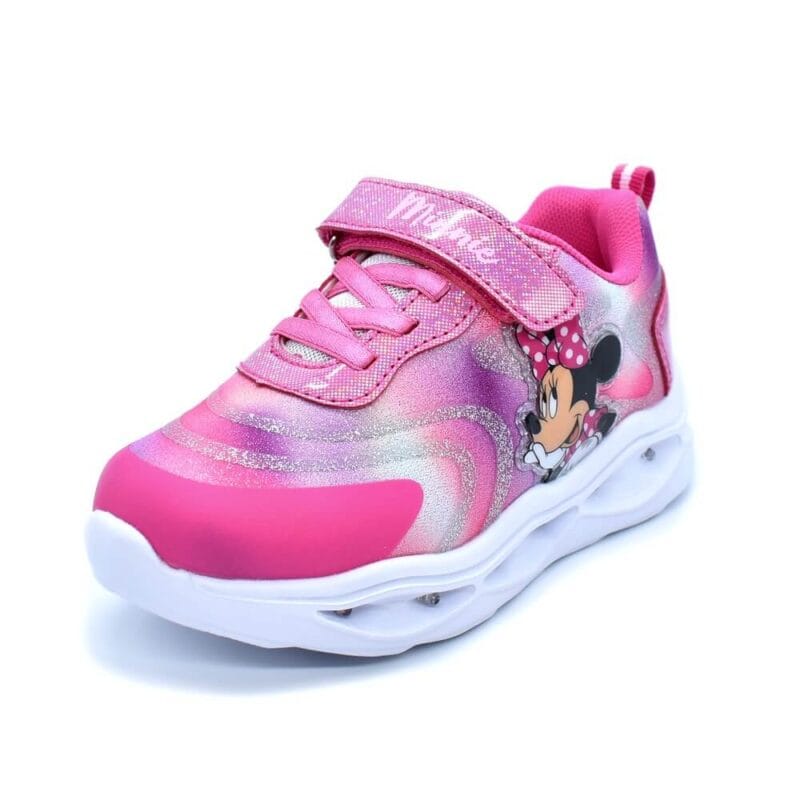 Disney Ανατομικό Αθλητικό Για Κορίτσι Minnie Mouse Με Φωτάκια Ρόζ - Image 2
