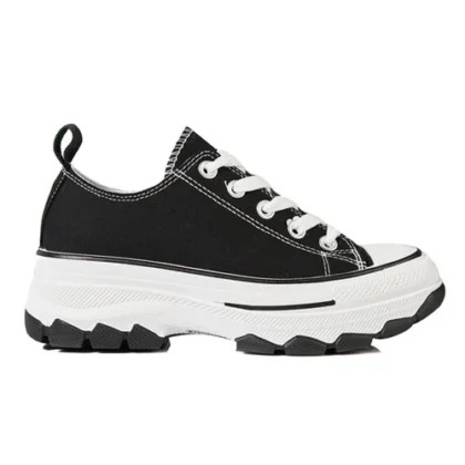 JX Ανατομικό Εφηβικό Sneaker Για Κορίτσι Μαύρο