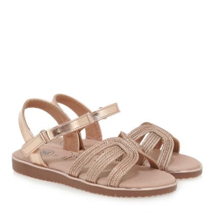 Exe Kids Ανατομικό Πέδιλο Για Κορίτσι Χρυσό