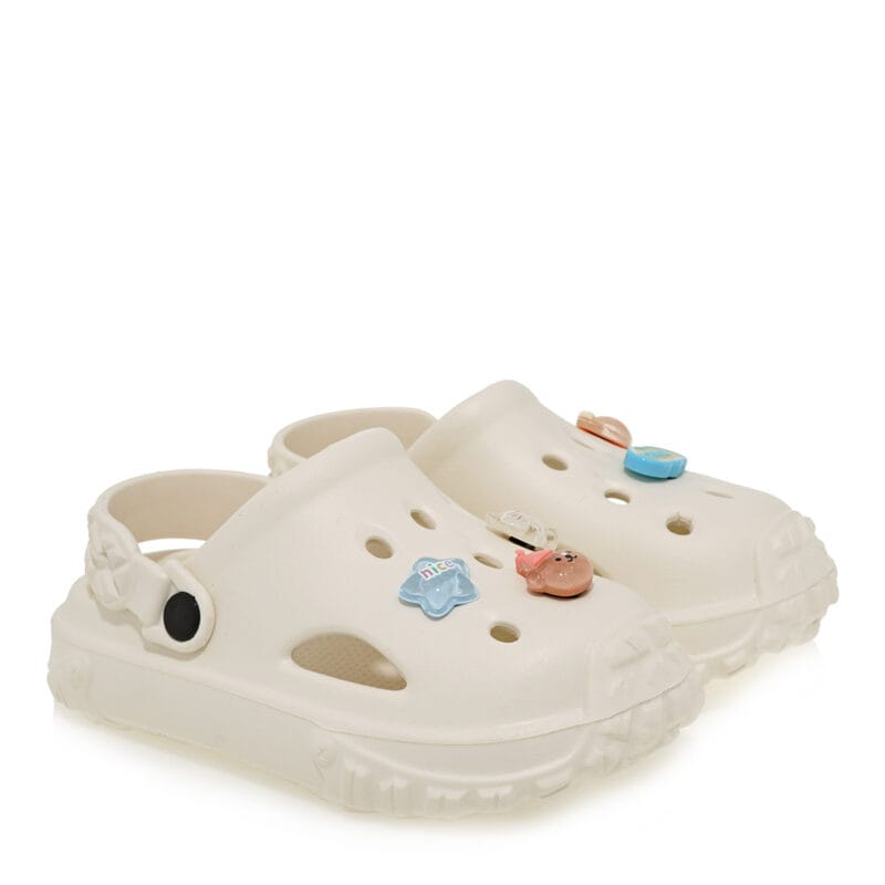 Exe Kids Παιδικά Clogs Unisex Off White - Image 2