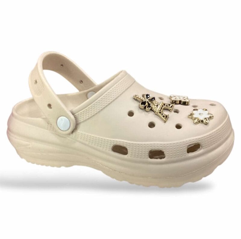 Twingo Σαμπό Clogs Με Αποσπώμενα Διακοσμητικά Για Κορίτσι Μπέζ
