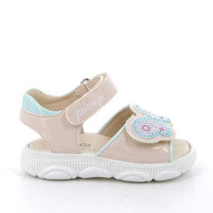 Primigi Ανατομικό Πέδιλο Για Κορίτσι Μπέζ Με Πεταλούδα