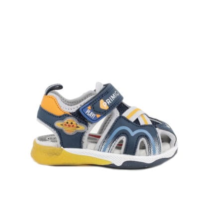 Primigi Ανατομικό Αθλητικό Παπουτσοπέδιλο Για Αγόρι Μπλέ Με Φωτάκια
